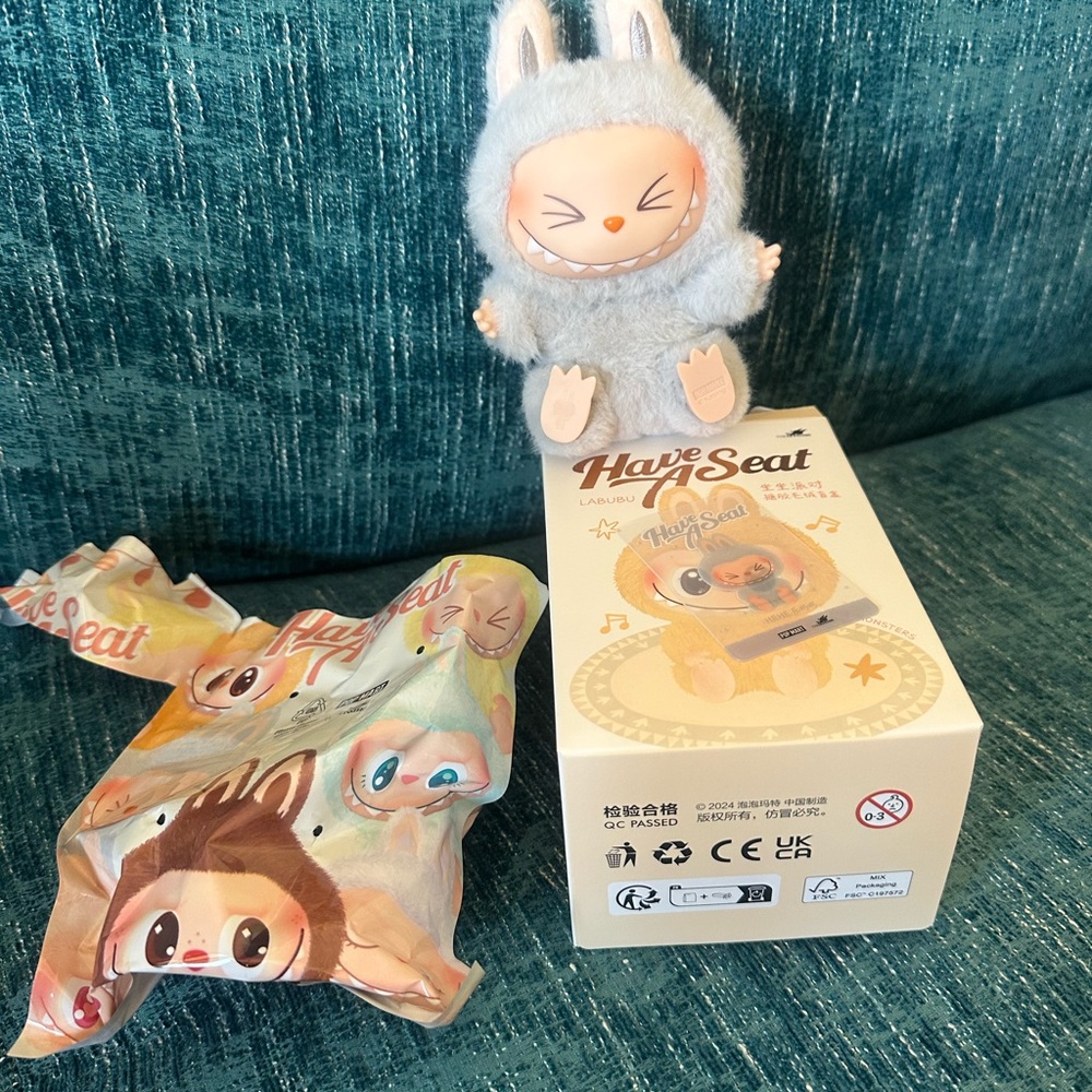 Hape Gray Bunny Doll